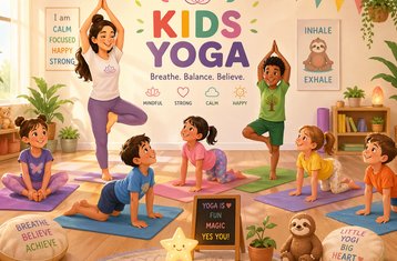 1 or 3 Month Online Kids Yoga Journey: Build Focus, Confidence and Calm