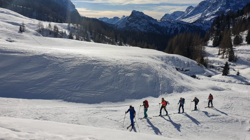 6 Tage Skitour in den Dolomiten, Italien