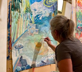 7 Tage EAT.PAINT.LOVE! Kunst-, Yoga- und Koch-Retreat in der Toskana, Italien - Photo 3