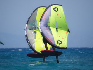 4 días de campamento de wing foil para principiantes y profesionales en Rodas, Egeo Meridional, Grecia