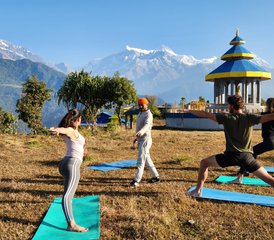 Retiro de yoga y meditación de 3 días con vista a las montañas del Himalaya cerca de Pokhara, Nepal - Photo 5