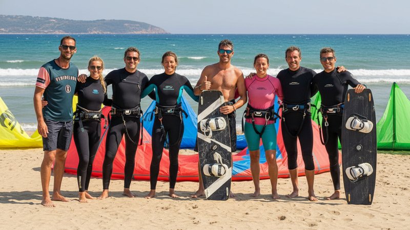 7 Day Progression Kitesurf Camp with Claudia Leon in Peloponnese, Greece