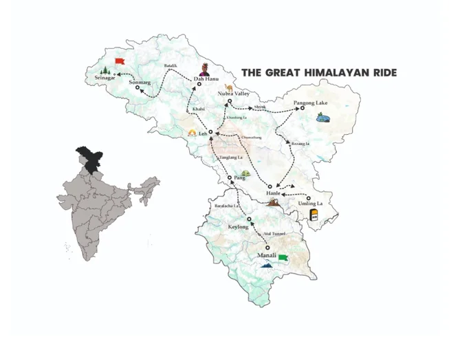 12 Day Ladakh Guided Motorcycle Tour in Indian Himalayas (Manali-Srinagar) photo 5
