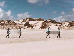 5 jours en stage de yoga et surf près de la belle Côte d'Argent, Portugal