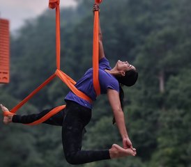 13 jours en formation de professeur d’art et de yoga aérien niveau 3 85 h à Rishikesh, Inde - Photo 5