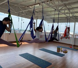 7 jours en stage de formation de professeur de yoga aérien 50h à Rishikesh, Inde - Photo 4