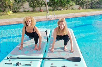 7 Tage SUP Yoga Grundkurs in Athen am Meer in Glyfada – Der Driechischen Riviera