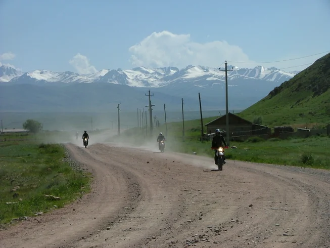 12 Day The Great Tien Shan Mountains Guided Motorcycle Tour in Kyrgyzstan photo 7