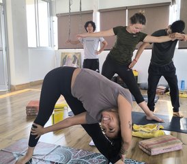 428 Day Multistyle 300 Hour Training (Daily Sessions-Aerial, Yin, Hatha & Ashtanga) Rishikesh, India - Photo 1