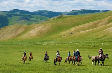 13 Tage Reittour Durch das Orkhon-Tal in Bat-Ulzii, Uvurkhangai, Mongolei