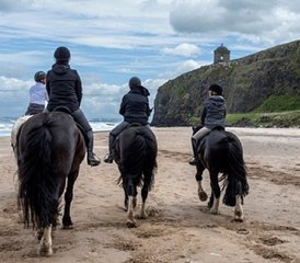 104 Day Iconic Coastal Horse Ride Tour to Dunluce Castle and Giant's Causeway in Northern Ireland - Photo 1