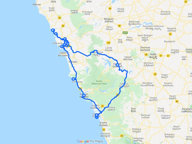 6 Day "Sussegado Goa" Guided Loop Motorcycle Tour through the Land of Chill in South India photo 3
