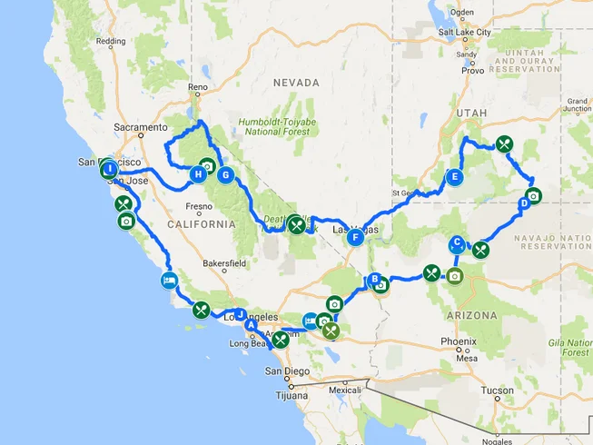 16 Day Harley Davidson Western Highlights Self-Guided Motorcycle Tour USA photo 3