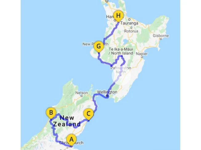 27 Day Fully-Guided Weka Trails Motorcycle Tour South to North New Zealand photo 3