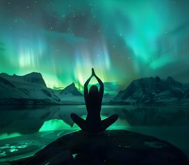 8 jours de yoga et fascia sous les aurores boréales en Laponie suédoise, Suède - Photo 4