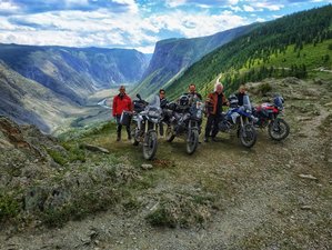 10 Day Best of Siberia: Altay Mountains and Chuya Highway Guided Motorcycle Tour in Russia