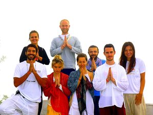 26 Day 200-hour Hatha and Vinyasa Yoga Teacher Training in Rishikesh, India with Yoga Therapy Basics
