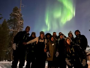 7 Day Northern Lights Yoga Retreat in Saariselkä, Finland with Aurora Hunting and Reindeer Feeding
