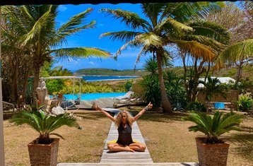 8 jours en stage de yoga privé pour se reconnecter aux 4 éléments en Guadeloupe 