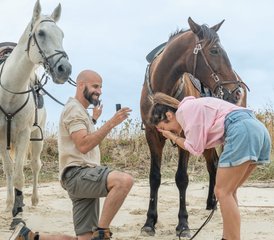 52 Tage Private Strand Pferdereiten Urlaub mit Heiratsantrag in Lissabon, Portugal - Photo 1