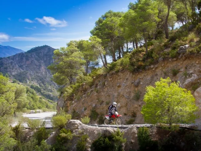 8 Day Guided Enduro Motorcycle Riding Tour through the Andalusian Mountains, Spain