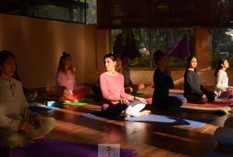 25 jours-200h en formation de professeur de yoga multi-style (hatha-ashtanga) avec thérapie ayurvédique en Inde