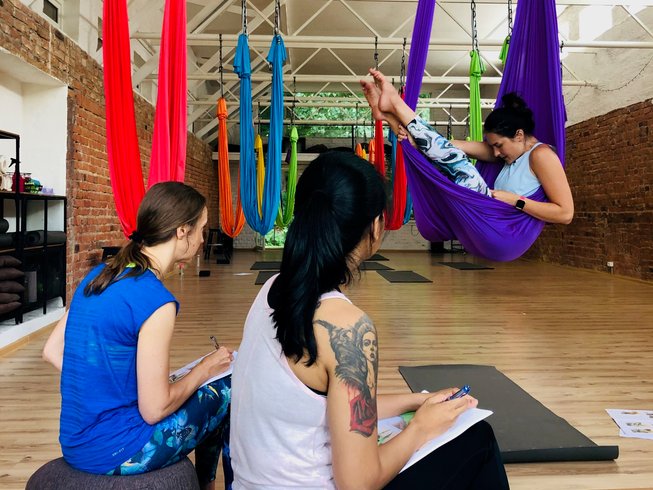 3 Days Aerial Yoga Teacher Training Level 1 2 In Kaunas Lithuania