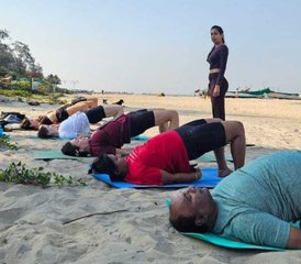 10 jours en retraite de yoga et pleine conscience avec Hatha Yoga School à Goa, Inde - Photo 4