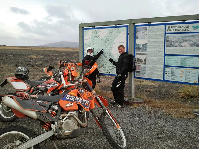 7 Day Adventurous Dual Sport Guided Motorcycle Tour in Iceland photo 8