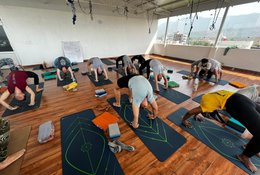 25 Tage, 200 Stunden Hatha, Ashtanga und Vinyasa Yogalehrer Ausbildung mit Ayurveda in Rishikesh, Indien