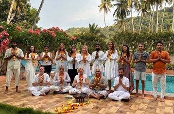 59 jours en formation de professeur de yoga 500 h au Kerala, Inde