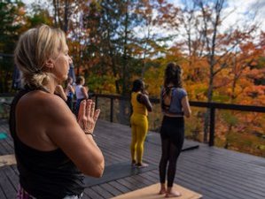 6 Day Riverside Yoga Retreat in the Heart of the Laurentians at Auberge and Nordic Spa Beaux Reves