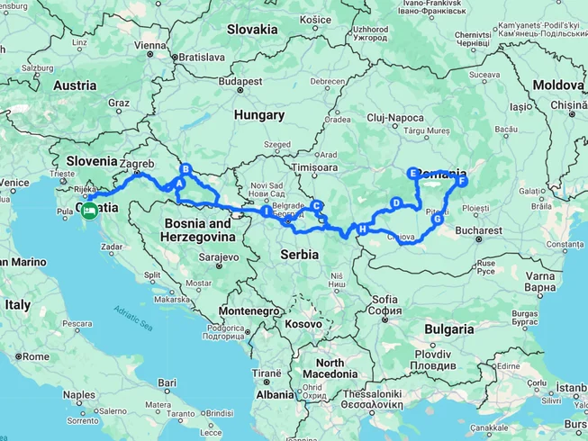 12 Day Guided Transalpina and Transfagarasan Motorcycle Tour in Croatia, Serbia, and Romania photo 3
