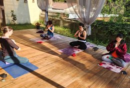 5 Day Semana Santa: Aerial Yoga Retreat in Santa Lucía Milpas Altas, Guatemala