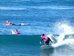 intermediate to advanced surfing