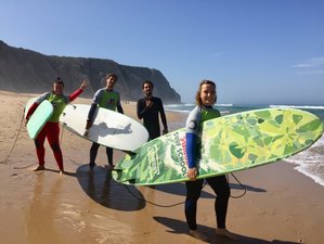 8 Day Enthusiast's Week Surf and Yoga Retreat in Lisbon