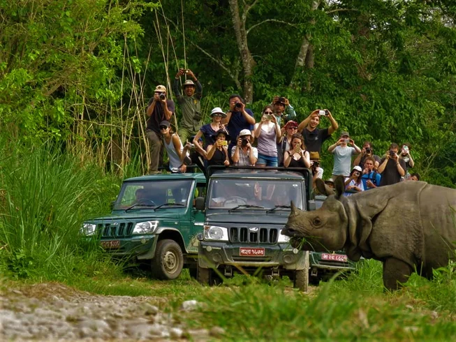 7 Day Royal Enfield Guided Motorcycle Tour in Nepal with Jeep Safari and Cultural Trips photo 10
