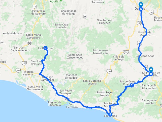 4 Day Oaxaca to Puerto Escondido Mountain Bike Tour in Mexico ...