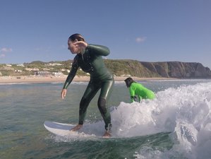 4 jours de surf avec école de surf certifiée à Sintra, Portugal