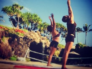 partner yoga – martinis and mantras, duo yoga poses