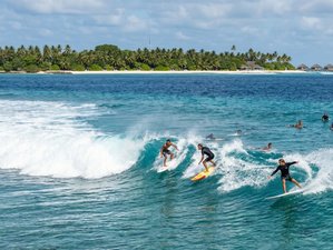 31 jours en stage de surf expédition aux Maldives des atolls du nord aux atolls du sud