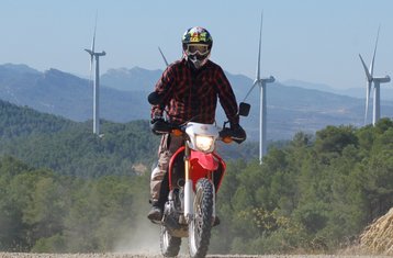 2 jours à moto guidé sur la Trans Euro Trail en Catalogne, Espagne