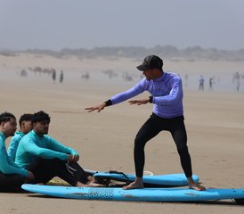 104 jours de surf privé à Essaouira, Maroc avec 6 heures de cours et séjour en appartement en bord de mer - Photo 1