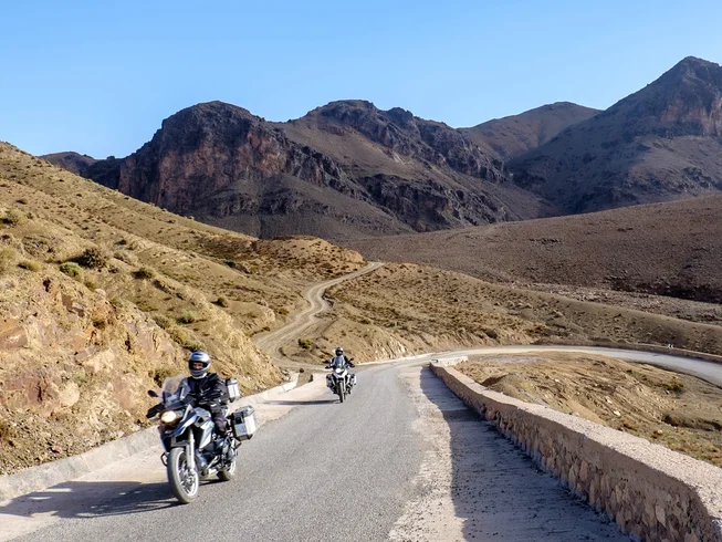 9 Day Atlas and Desert Guided Motorcycle Tour in Morocco