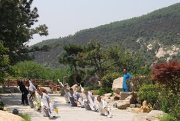 4 Maanden Sanda, Wing Chun, en Chinese Kung Fu Training in Linyi, Shandong, China