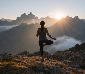 114 jours en stage de yoga dans les montagnes des Alpes-Maritimes en France - Photo 1