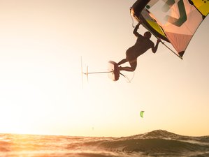 8 Day Beginner's Wing Foil Camp at Surfers Retreat, Fuerteventura, Spain