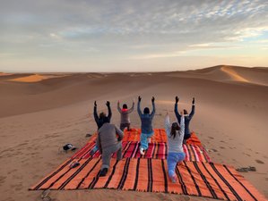 8 jours en trek et yoga dans le désert marocain avec relaxation, méditation, pranayama, ayurvéda