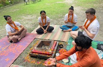 2 jours en retraite de yoga et méditation à Rishikesh, Inde
