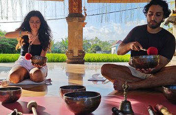 5 jours en stage de sonothérapie niveaux 1 et 2 de 30 heures à Ubud, Bali, Indonésie